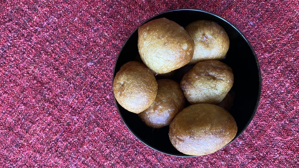 nigerian puff puff in a bowl