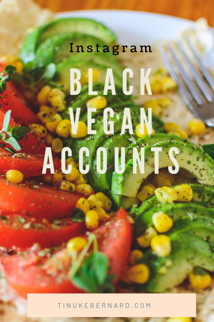 Pinterest Black Vegans on Instagram